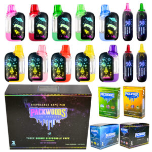 3g 3 flavors packwoods vape pen switch large puff 3ml empty disposable vapes