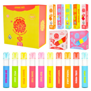cookies & fried banana 1ml 2ml round shape empty disposable vape pen usa eu uk stock (复制)
